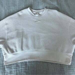 Nike Off-White Textured Pullover